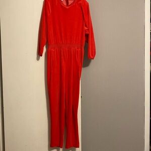 Vintage Keyloun Women’s Velour Long Sleeve Jumpsuit